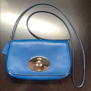 Blue Coach Small crossbody